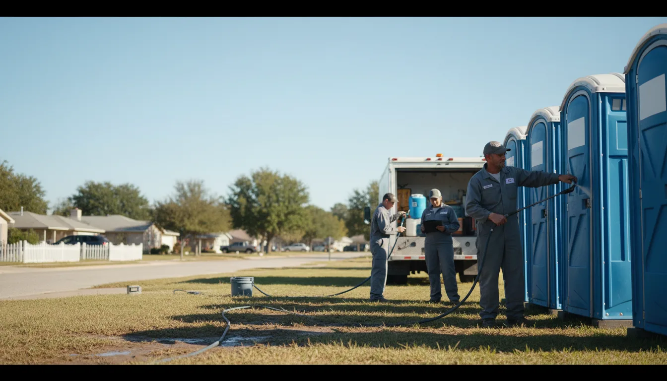 Long-Term Portable Toilet Rental in Rose Bud, AR near me